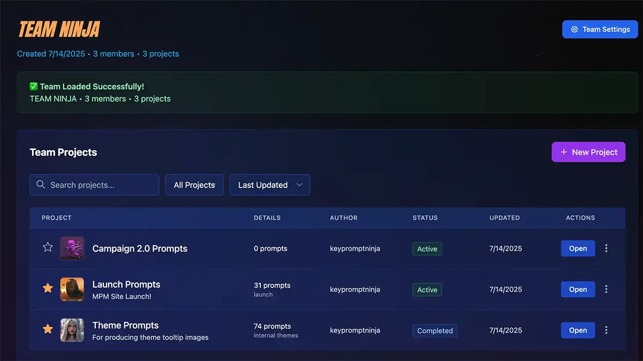 Key Prompt Manager screenshot